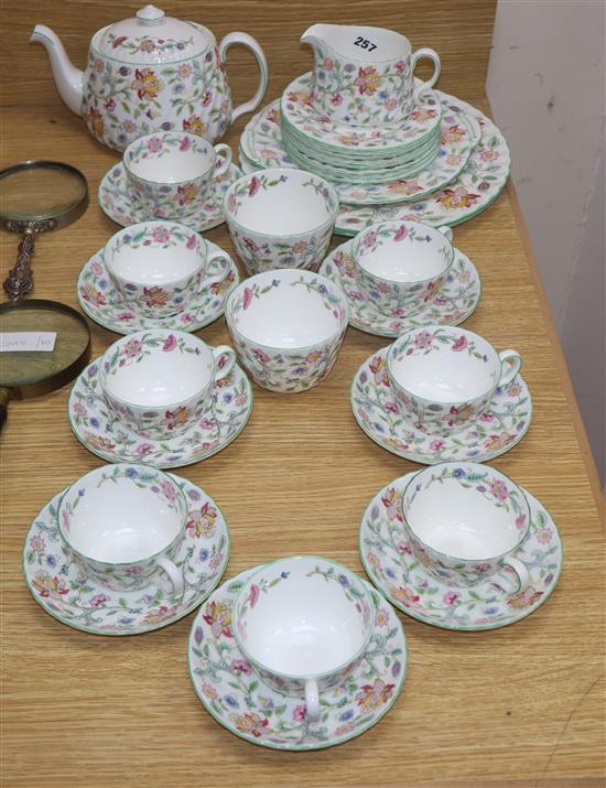 A Minton Haddon Hall teaset